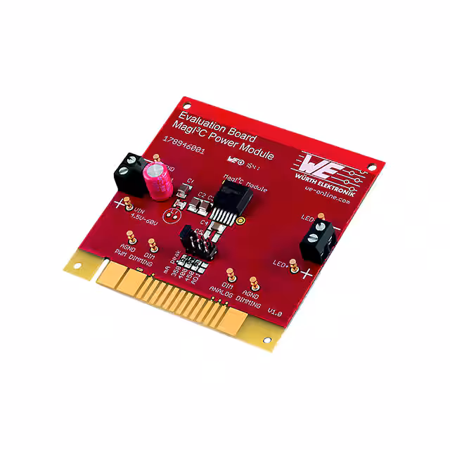 178946001 W眉rth Elektronik  Cartes d'évaluation - Pilotes LED